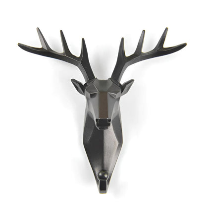 RoyaleGlow Animal Head Wall-Mounted Key Holder Decor