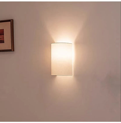 Royelux Serene Linen Wall Sconce for Elegant Ambient Lighting