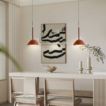 Lumora Modern Geometric Black LED Pendant Light, Warm 3000K Lamp for Dining Spaces