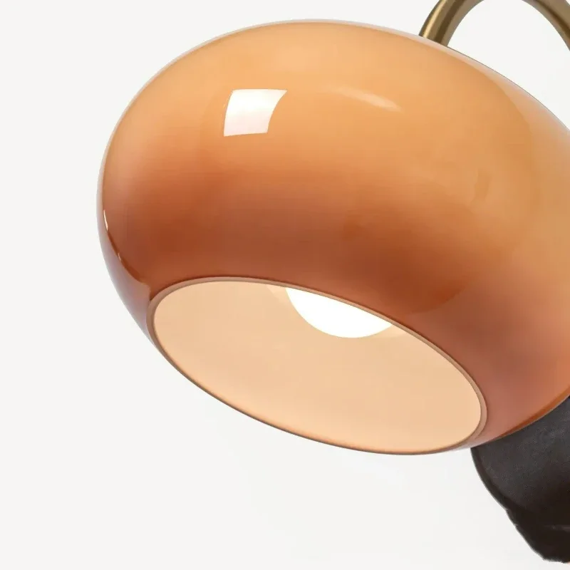 LuxRoyale Ash Wood Wall Lamp With Glass Shade - Luxury Caramel Beige Glow