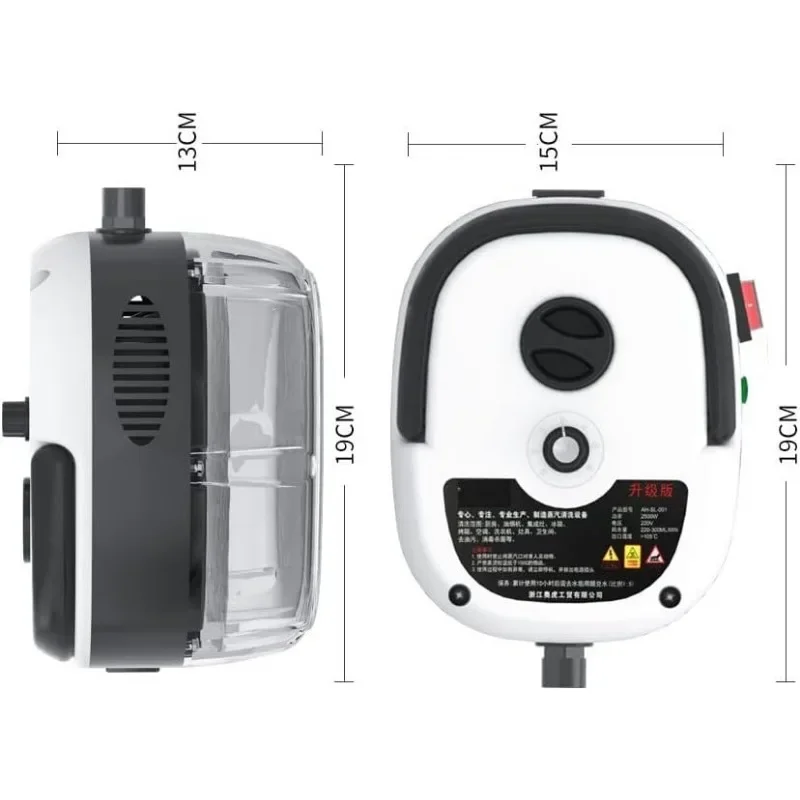 Royaleva Professional 2500W High-Pressure Steam Cleaner for Home Deep Cleaning