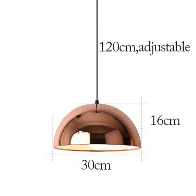 Royelux Modern Copper Pendant Light for Kitchen Island Dining Room Entryway Lighting