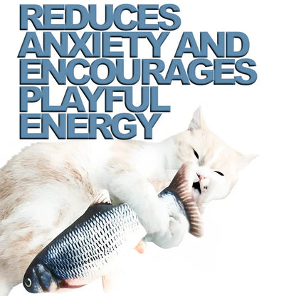 RoyaleGlow USB Floppy Fish Toy for Cats and Dogs