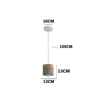 LuxRoyale Modern Wooden Pendant Light with Elegant Ambient Glow