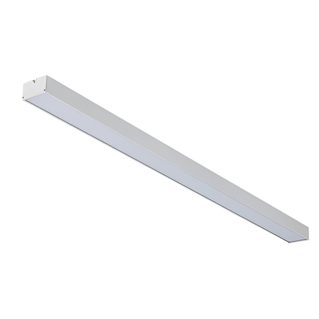 6 Pcs 47 Inches Rectangle Aluminum Long Linear LED Modern Office Pendant Lights 0