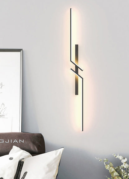 RoyaleGlow Modern LED Wall Sconce - Minimalist Asymmetrical Indoor Lighting Fixture