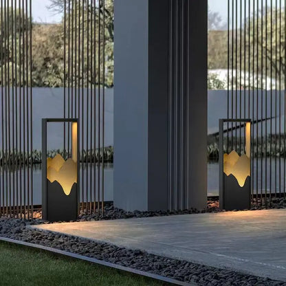 RoyaleGlow Modern Outdoor Wall Sconce Light-Nordic Garden Patio Fixture