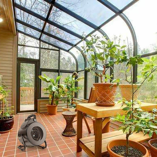 Luxora Electric Heater Fan for Greenhouse Grow Tent Workplace Fast Heating IPX4