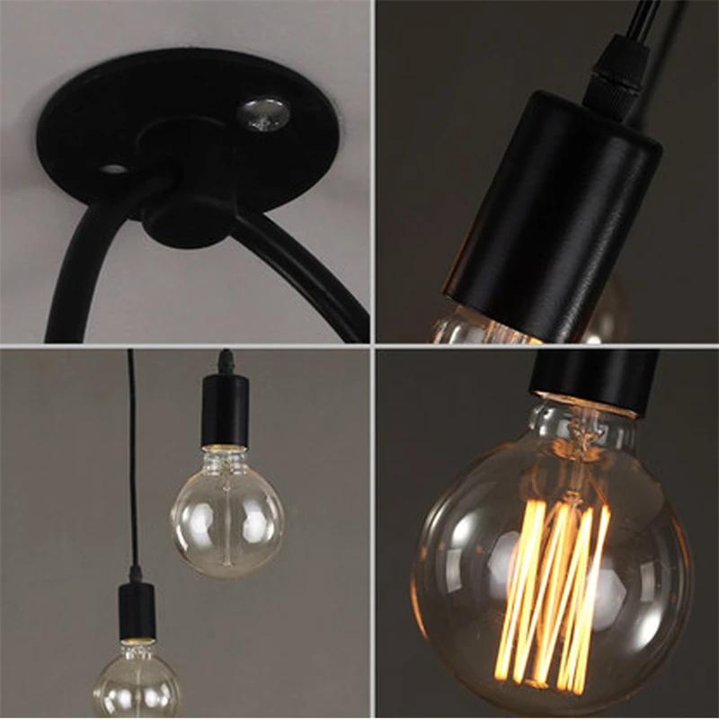 RoyaleGlow Industrial Vintage Pendant Chandelier for Home Decor