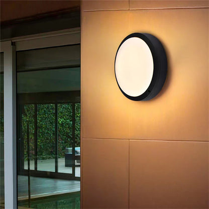 Lumora Sleek Outdoor LED Flush Mount, Radar Motion Sensor IP65 Light