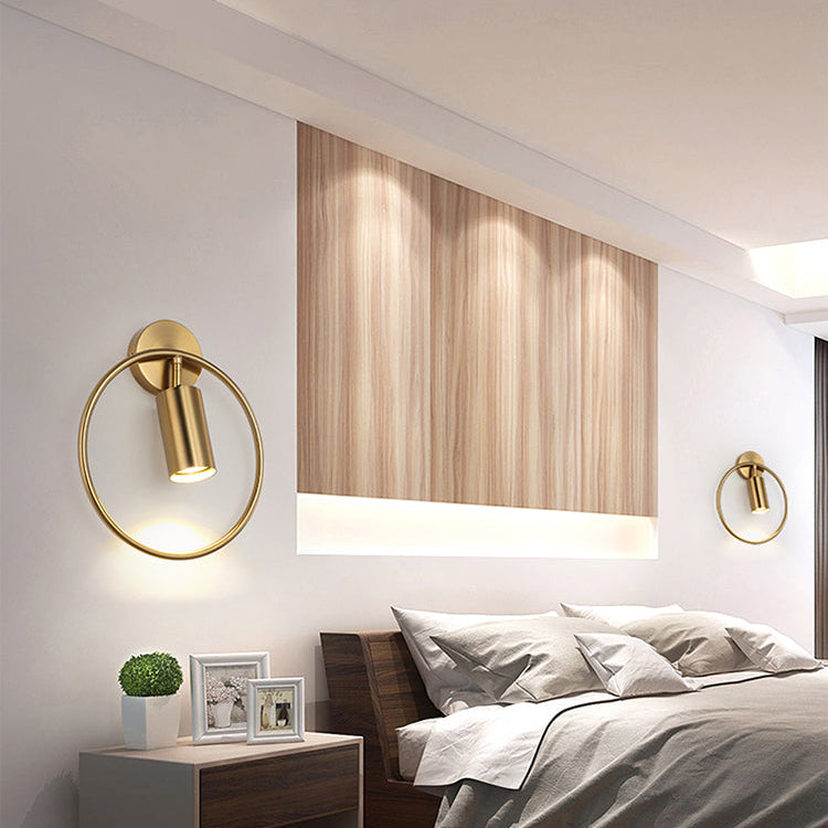 Rayvia Modern Adjustable Brass Wall Lamp, Nordic Design Contemporary Reading