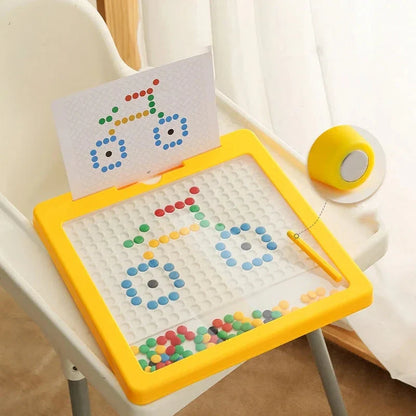 RoyaleGlow Large Magnetic Drawing Pad for Kids Montessori Magnetic Dots Board