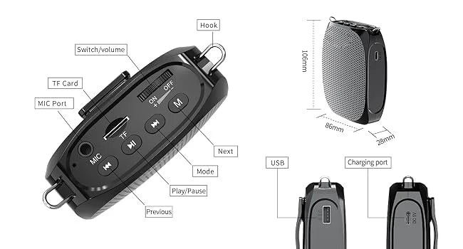 Luxora Personal Voice Amplifier For Teachers And Eldery