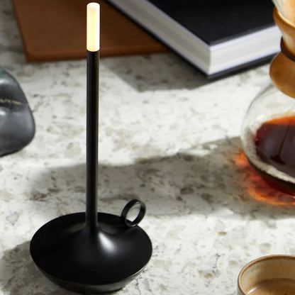 RoyaleGlow Wick LED Candle Light Table Lamp for Home Decor