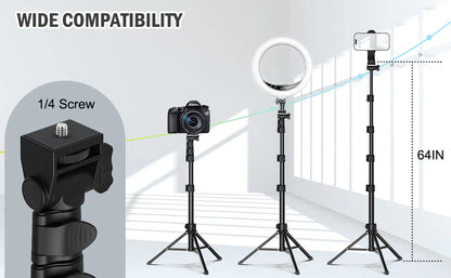 Luxora Portable Tripod Mount Stand for Cell Phone & Camera