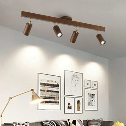 Royelux Oak Wood LED Ceiling Spotlight – Adjustable Modern Sustainable Lamp