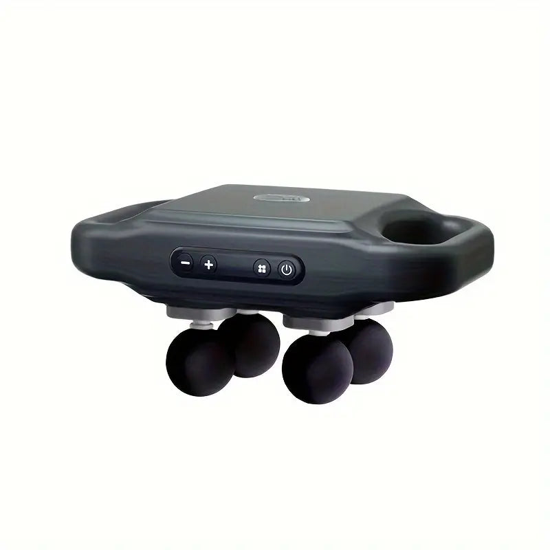 RoyaleGlow Deep Tissue Massage Gun with 20 Gears and 4 Heads