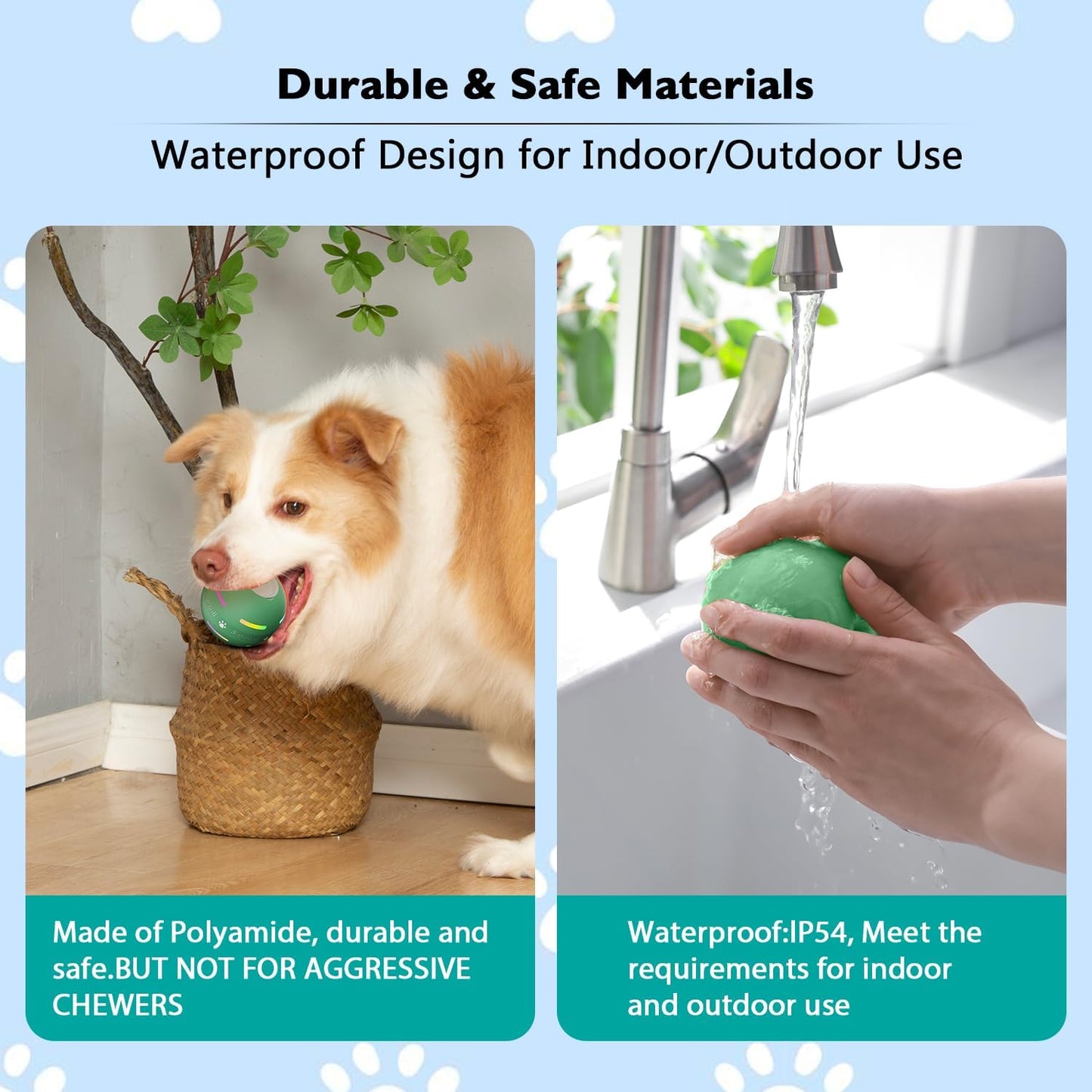 Royaleva Interactive Dog Ball Toy for Engaging Playtime