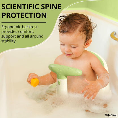 Luxora Baby Bath Seat with Wireless Thermometer and Safety