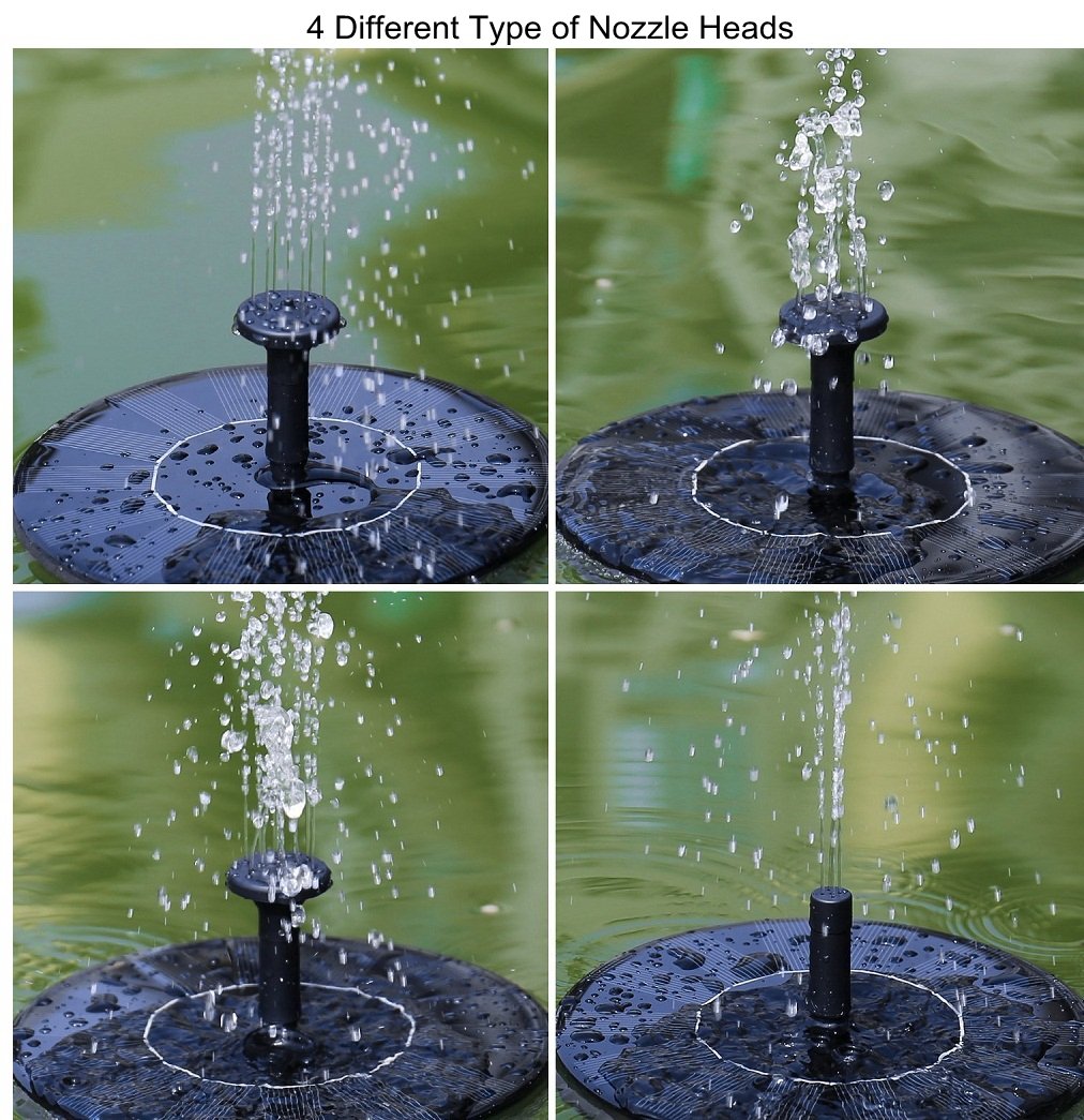 RoyaleGlow Solar Fountain Pump Floating Water Decor Setup