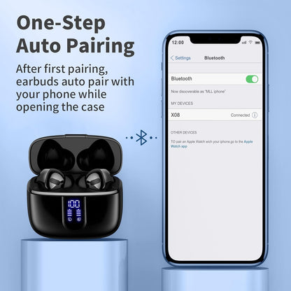 Luxora True Wireless Earbuds With Charging Case 60H Playtime