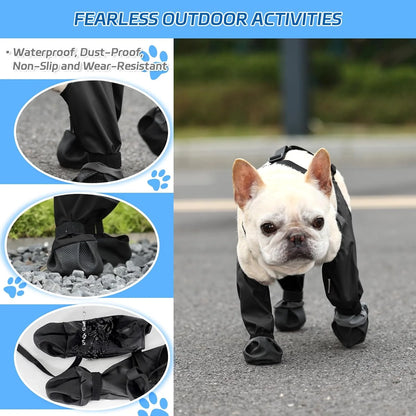 Luxora Adjustable Dog Boots for All-Terrain Protection