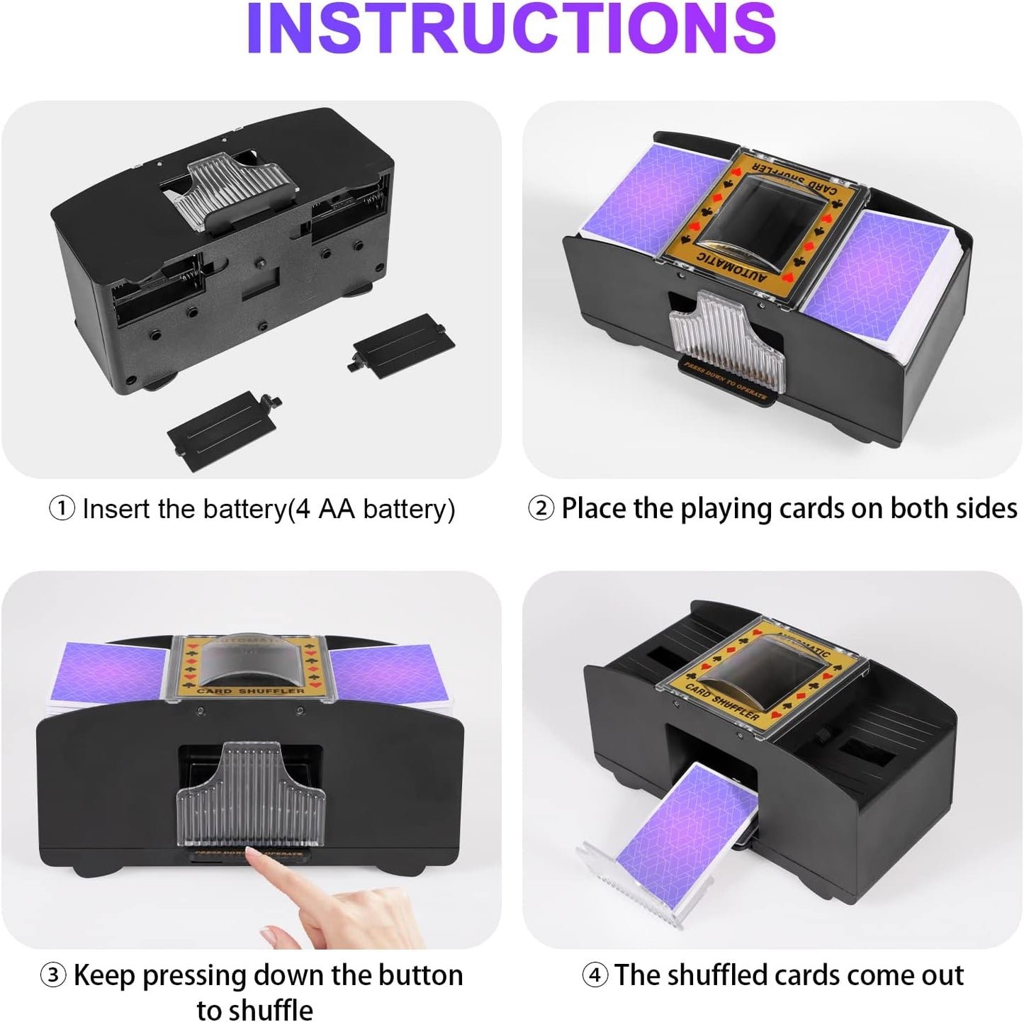 Luxora Automatic Card Shuffler for Smooth Gameplay
