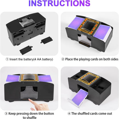 Luxora Automatic Card Shuffler for Smooth Gameplay