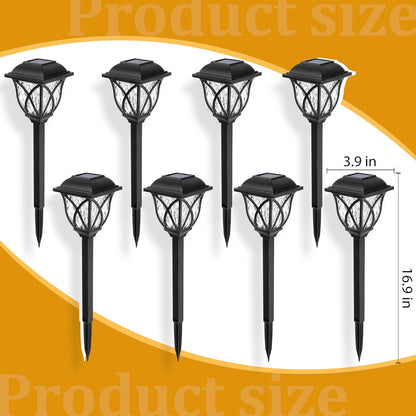 Luxora 6 Pack Led Solar Pathway Garden Lights Outdoor