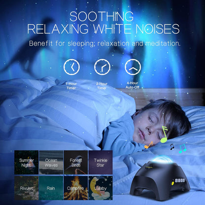 Royaleva Aurora Northern Lights Projector with Bluetooth Speaker
