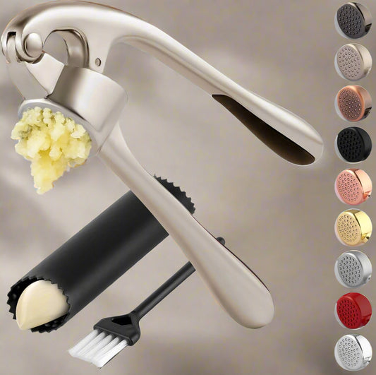 LuxRoyale Premium Garlic Press Mincer for Effortless Cooking