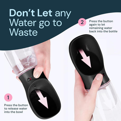 Royaleva 19 Oz Portable Water Bottle For Dogs Travel Use