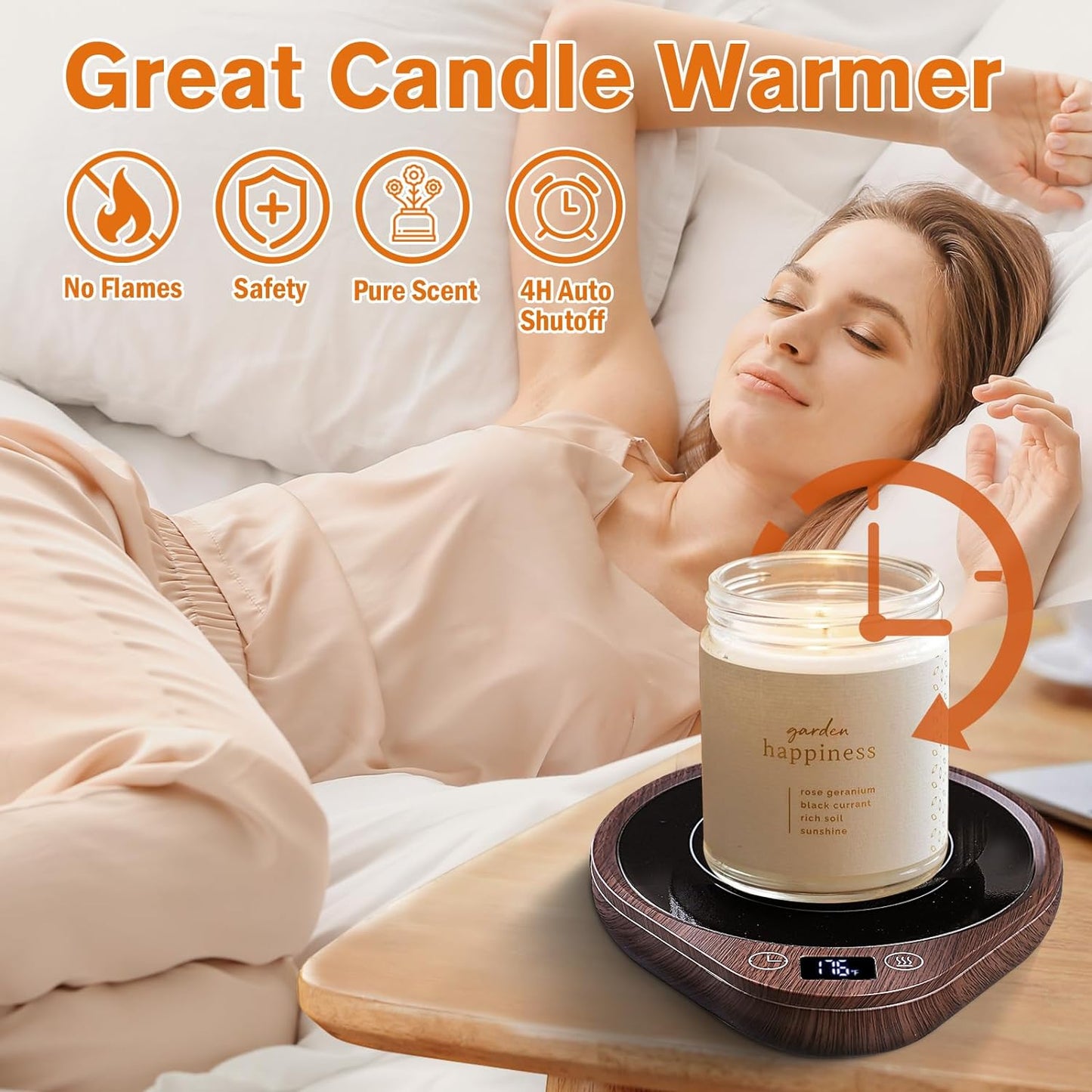 RoyaleGlow Coffee Mug Warmer Set with Touch Controls