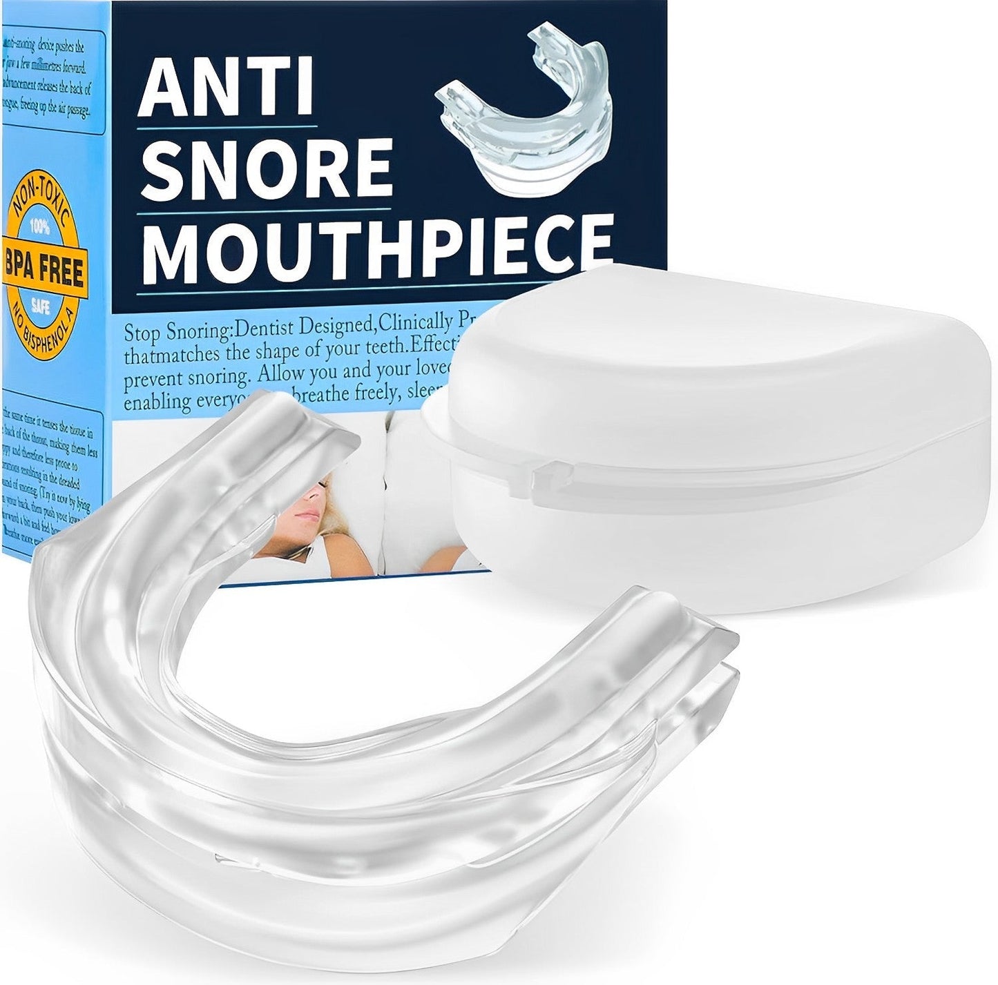 LuxRoyale Anti Snoring Sleep Apnea Mouthpiece Guard