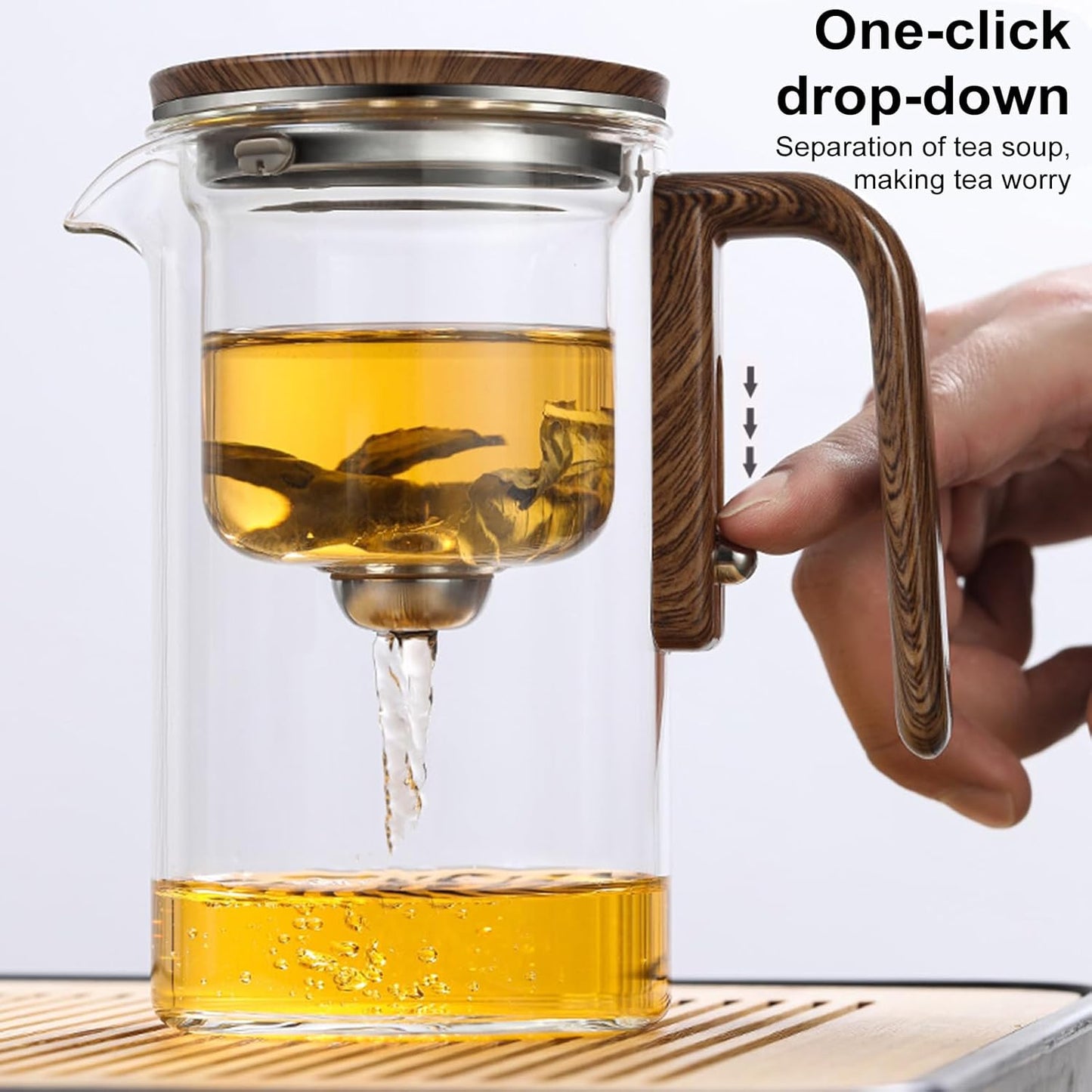 Royaleva Water Separation Glass Teapot with Infuser
