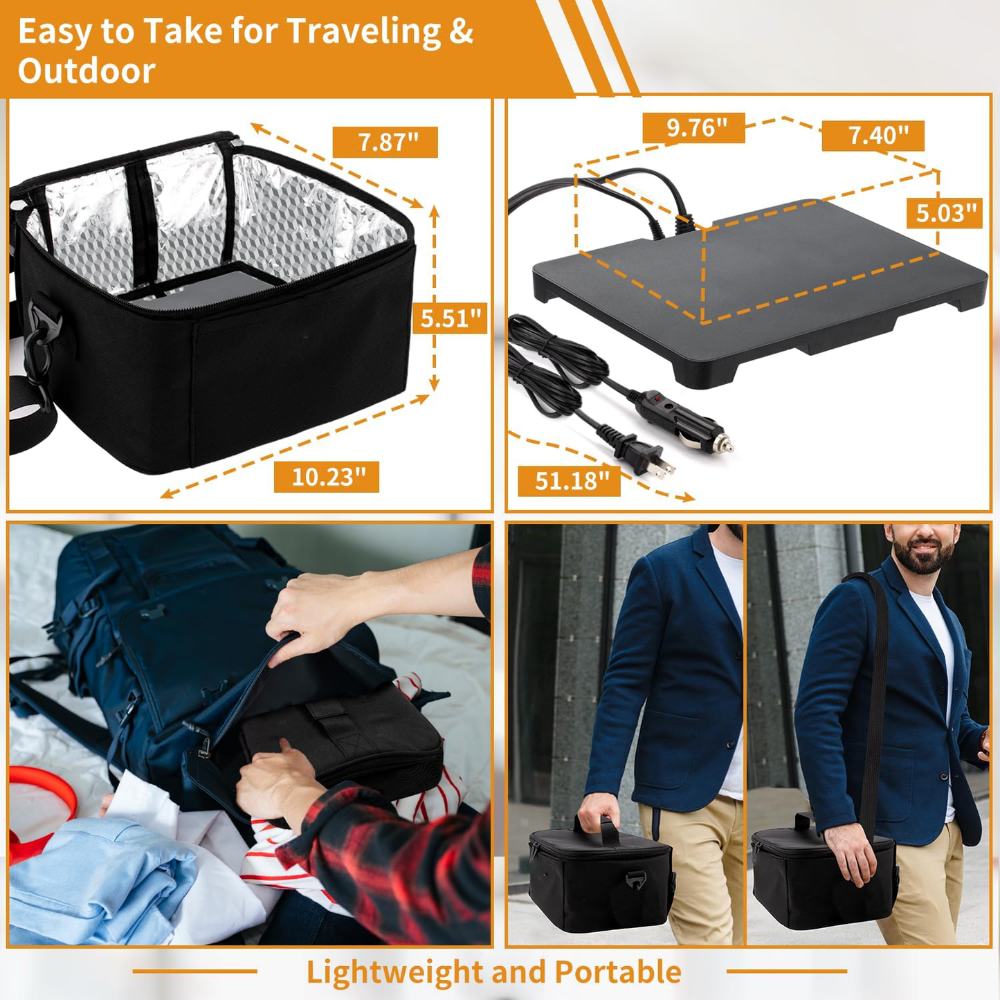 Royaleva Portable Food Warmer Lunch Box for Easy Meals