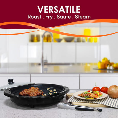 Royaleva Smokeless Electric Tabletop Grill Nonstick 14 Inch