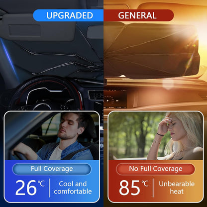 Royaleva Car Windshield Sun Shade for UV Protection