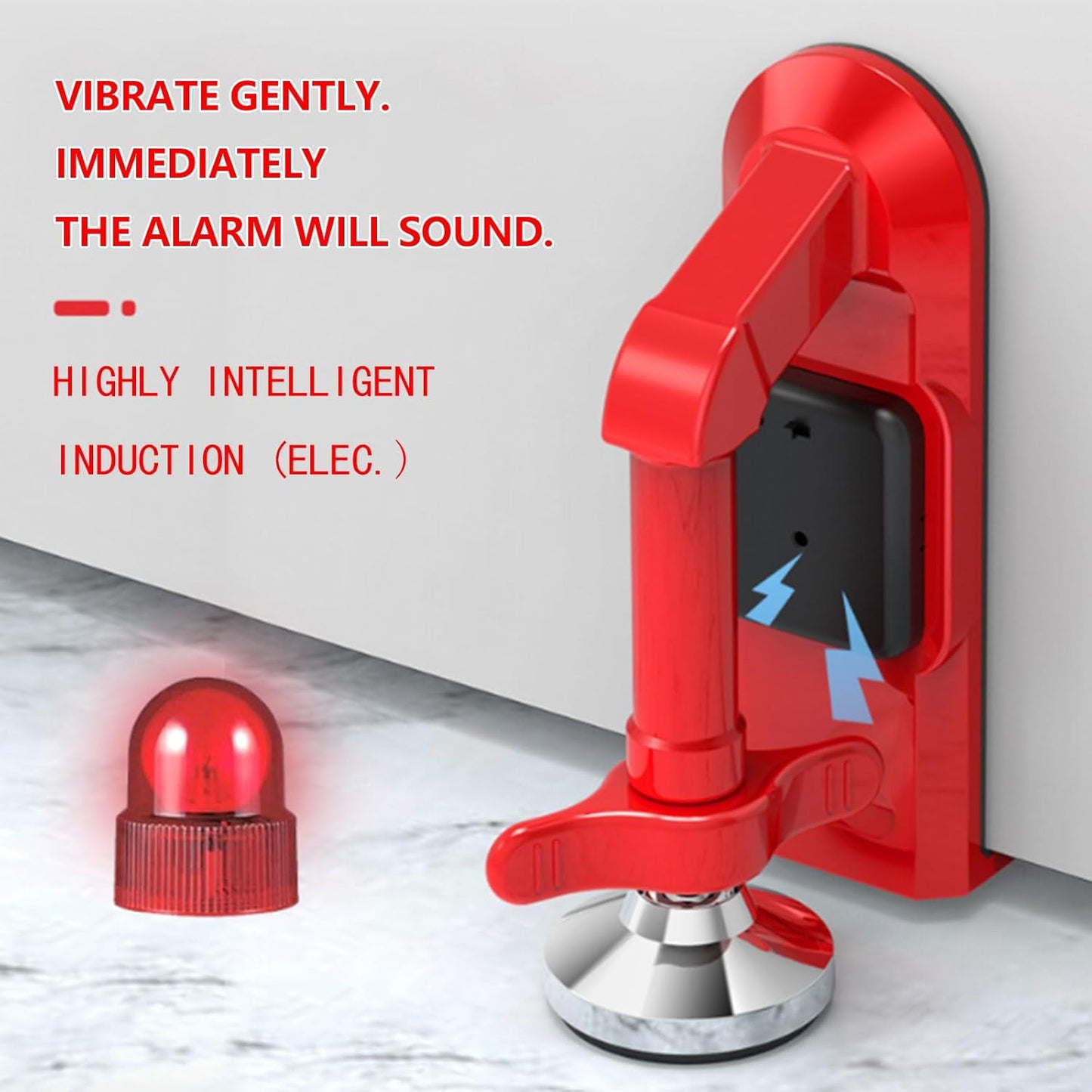 RoyaleGlow Door Stopper with 120dB Alarm and 2000N Force