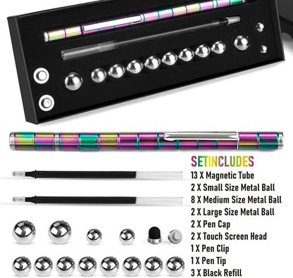 RoyaleGlow Fidget Magnetic Pen for Stress Relief and Fun