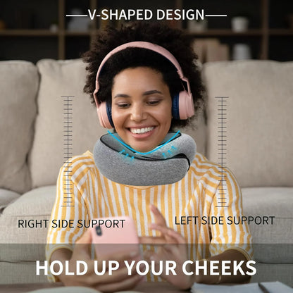 Luxora Travel Neck Pillow with Memory Foam Support