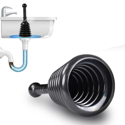 Royallure Compact Rugged Sink & Drain Plunger Powerful Bellows for Clogs