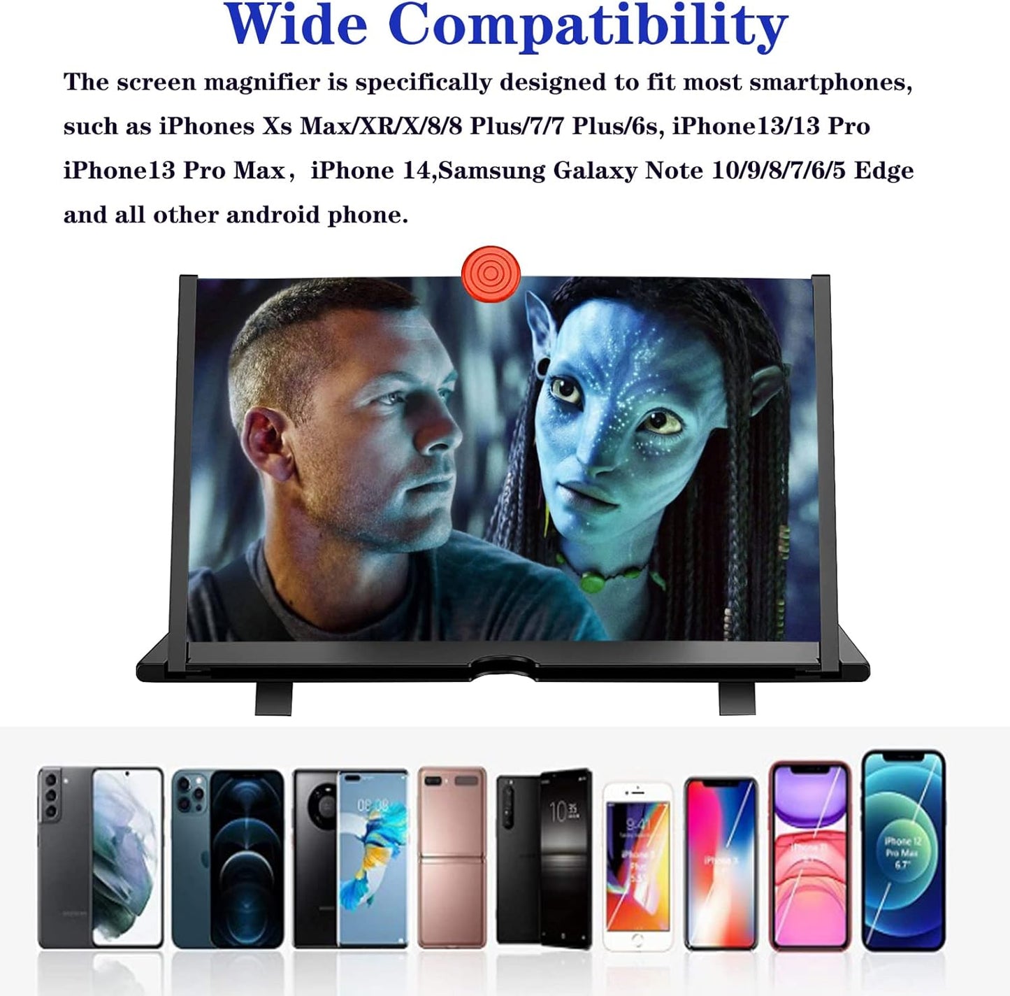 Luxora 16 Inch Phone Screen Magnifier For Movies, Videos, And Gaming