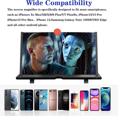 Luxora 16 Inch Phone Screen Magnifier For Movies, Videos, And Gaming