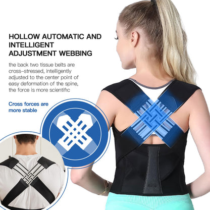 RoyaleGlow Back Posture Corrector Adjustable Comfort Fit