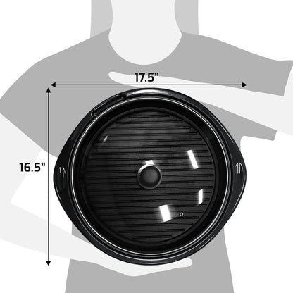 Royaleva Smokeless Electric Tabletop Grill Nonstick 14 Inch
