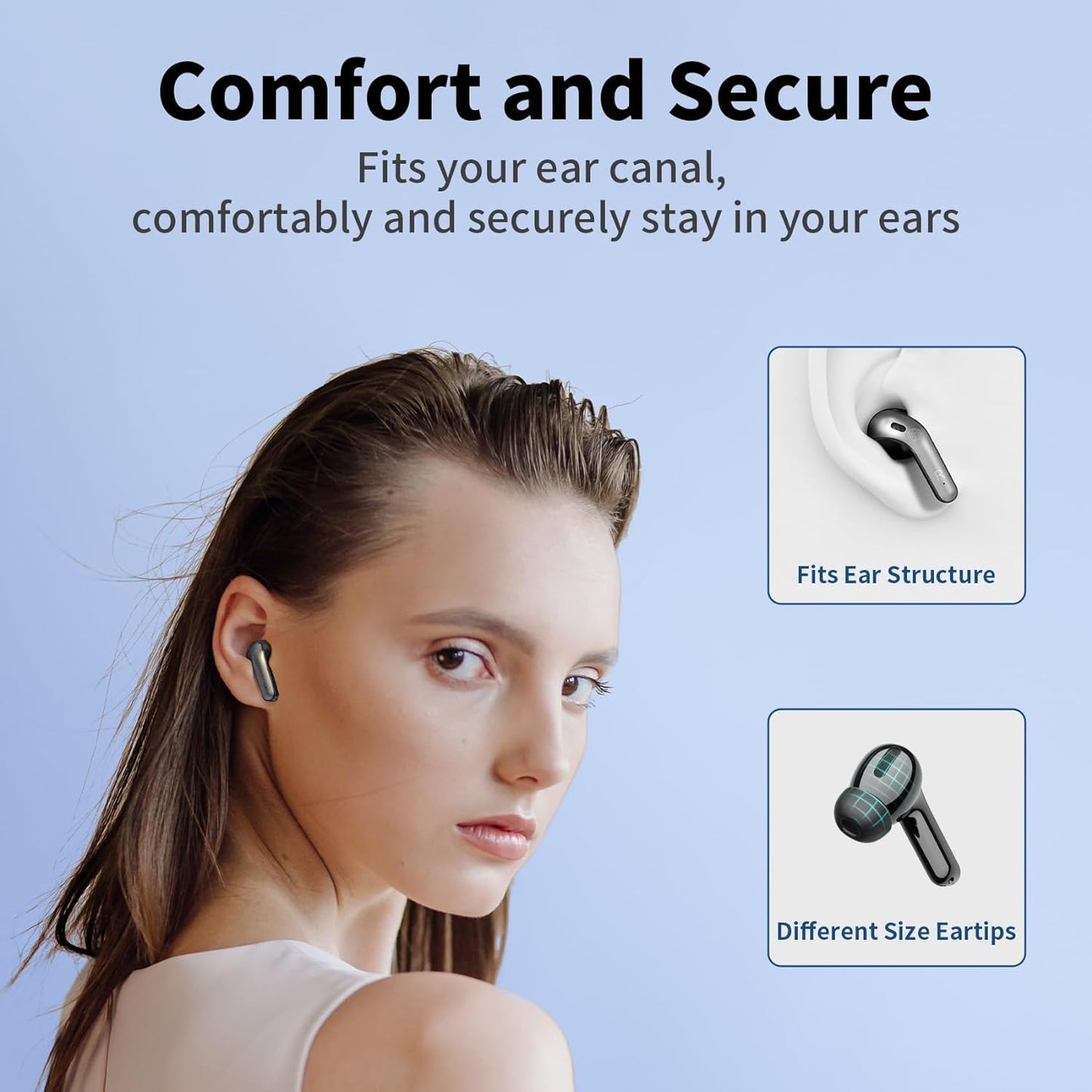 Luxora True Wireless Earbuds With Charging Case 60H Playtime