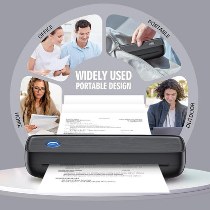 Royaleva Wireless Portable Inkless Thermal Printer Compact