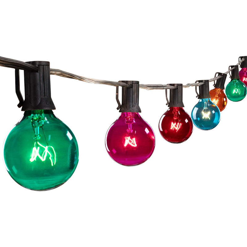 Royaleva Outdoor Dimmable String Lights - 20 ft LED Ambiance Lighting - Black / 20 ft