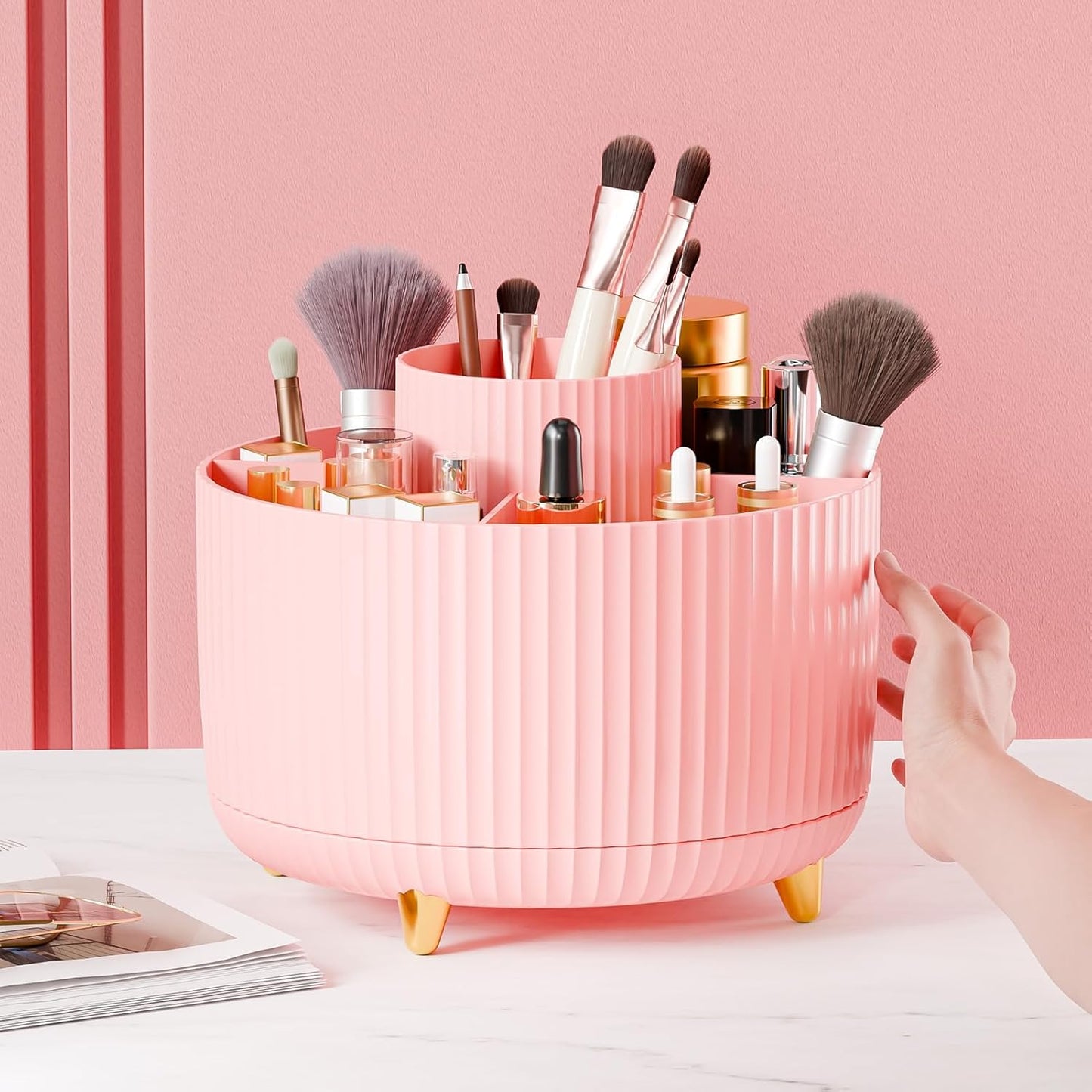 Royaleva Stylish Cosmetic Organizer with 360° Rotation